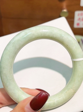 回流86 57.1翡翠糯种无瑕疵无包容捡漏