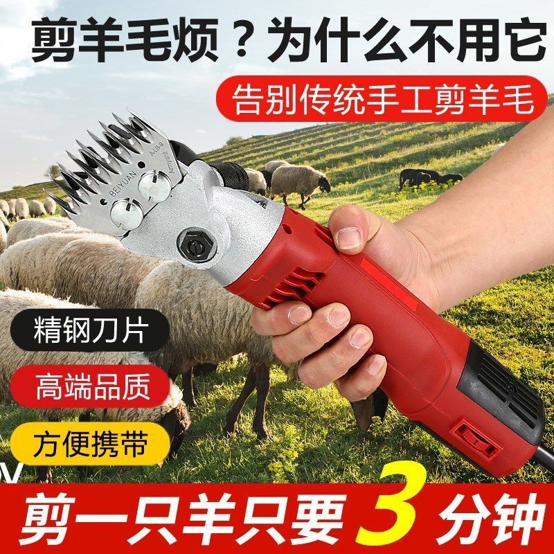 进口电动羊毛剪推子专用剪子电推子给羊剃毛的大功率剪羊毛神器