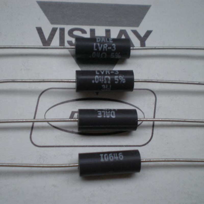 VISHAY Dale LVR-3 0.04R 5% 无感发烧电阻 5*15MM