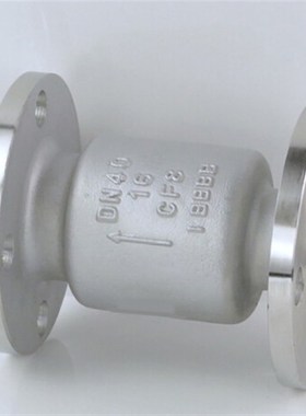 304/316L不锈钢法兰立式止回阀H42W/H-16P/25R逆止阀单向阀DN4015