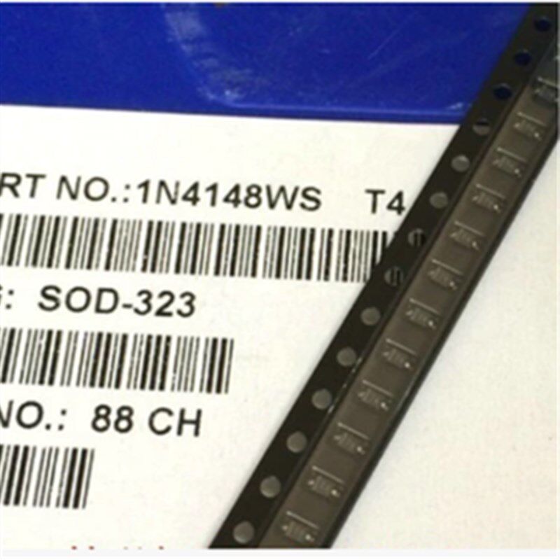 0805体积 贴片1N4148WS T4 SOD-323 ( 80元/3K盘 )