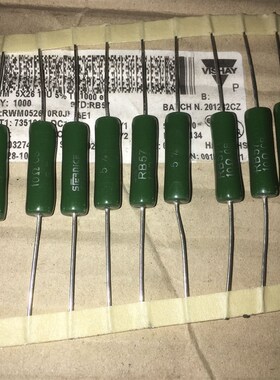 7W10R 法国SFERNICE RB57  发烧电阻代10R5W 8X22MM