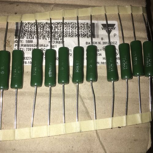 7W10R 法国SFERNICE RB57  发烧电阻代10R5W 8X22MM