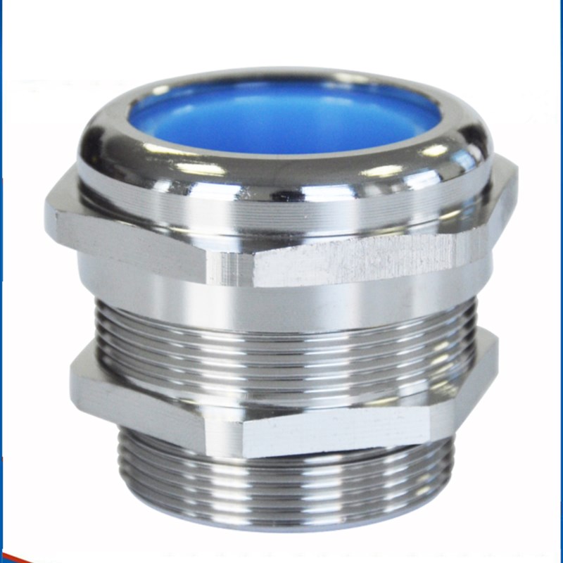 蓝江 弹簧式防磁波电缆接头EMC屏蔽电缆固定头新能源用防电磁格兰