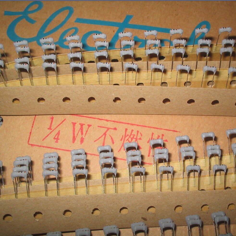10个3.5元 日本光音 ELECTIOHM0.25W 1R 不燃性 发烧电阻