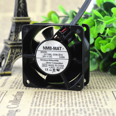 2410ML-05W-B70 24VDC 0.25A 原装美蓓亚NMB 60*60*25MM 轴流风扇