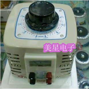 TDGC2 单相接触调压器220V转 0-250V 500VA 全铜芯 带表自耦调压