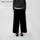 新款 牛仔裤 中腰休闲松紧腰阔版 FEELANDJOY2025年秋季 舒适裤 子