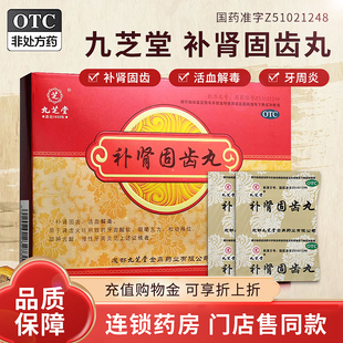 九芝堂补肾固齿丸8袋慢性牙周炎肾虚火旺牙齿酸松动无力