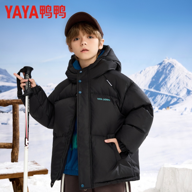 新款冬装男女童加厚保暖羽绒服潮