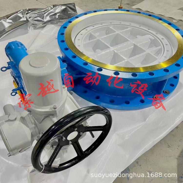 SY整体开关型电动通风蝶阀D941W-1C-DN200法兰连接操作方便