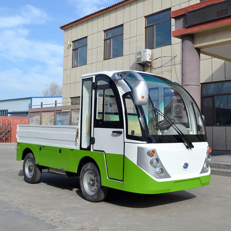 华瑞驰达2吨电动货车续航100公里四轮平板货车7.5千瓦电机转运车