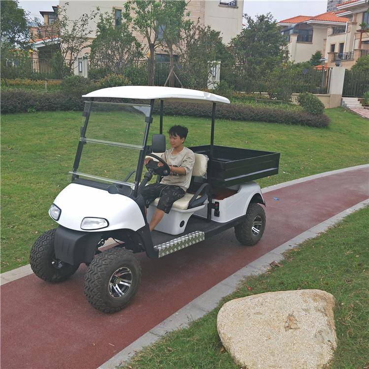 景区游览拉客警务巡逻高尔夫款式油电混合四轮燃油代步观光车