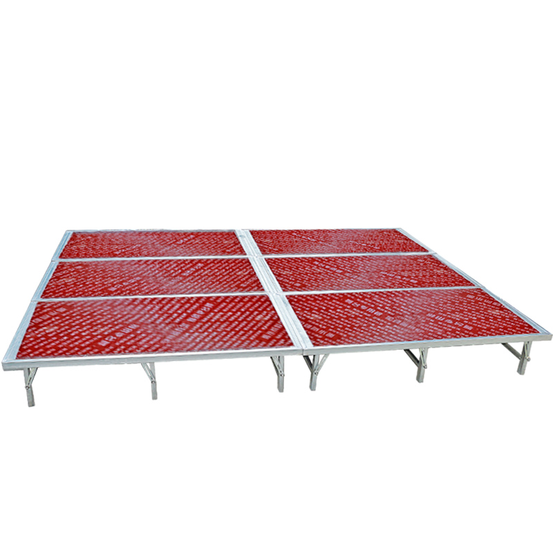 折叠舞台架子婚庆可移动室内小舞台学校幼儿园酒店活动简易t台架