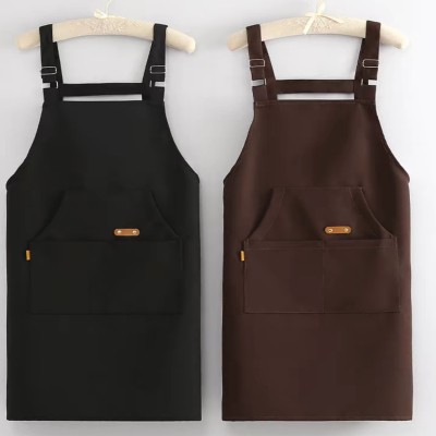 【下单立减50元】新款多口袋围裙帆布厨房家用围裙男女防油污