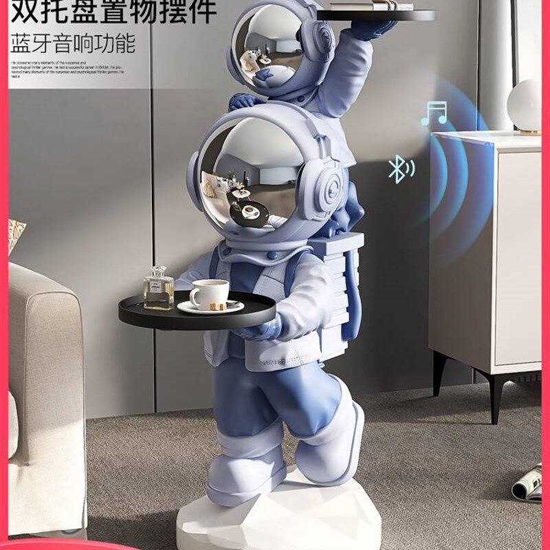 太空人客厅落地摆件家居饰品电视柜旁太空人音响装饰乔迁新居礼品