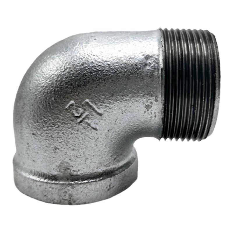 镀锌弯头/镀锌内外丝弯头4分6分1寸/铁内外丝弯头DN15/玛钢管件
