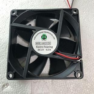 8025 24V含油轴承风扇 8厘米散热风扇 DC12V 25MM直流风机
