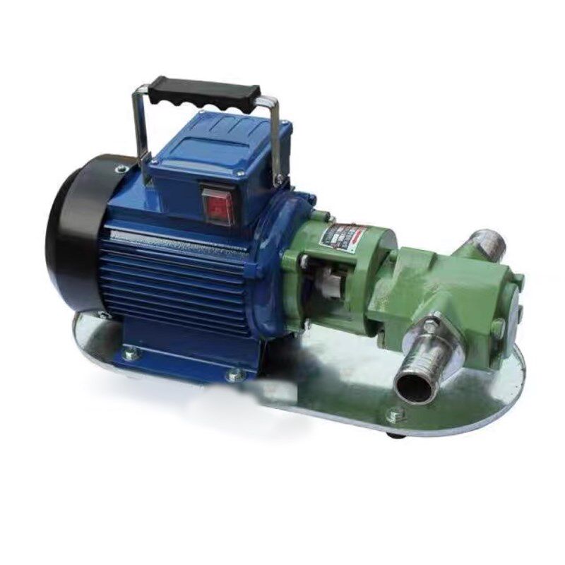 上海铁泉牌齿轮泵370W-1.1KW WCB手提式便捷工业油泵水泵抽水泵