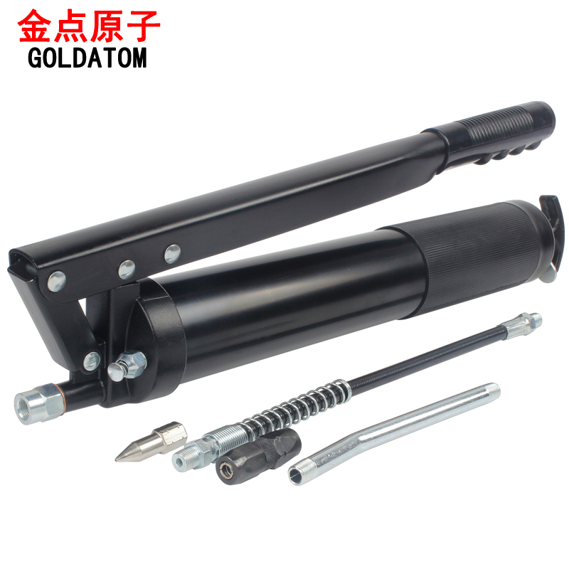 金点原子工具 手动黄油枪双压杆挖掘机汽车重型牛油枪高压黄油机