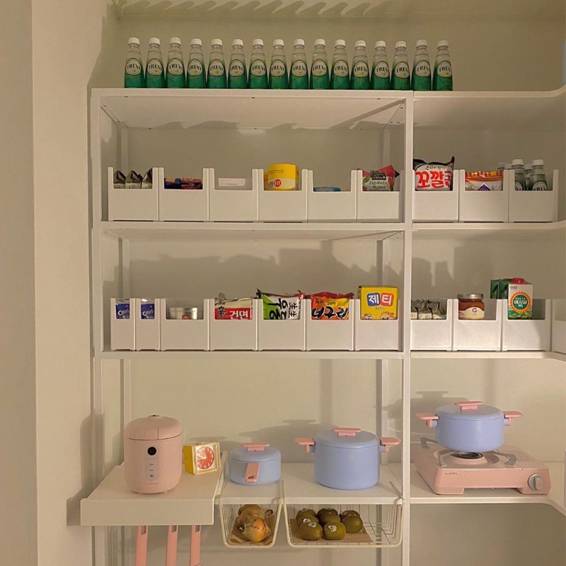 *片片吖*无印风组合收纳内衣收纳盒书桌胶带文具收纳化妆品收纳筐