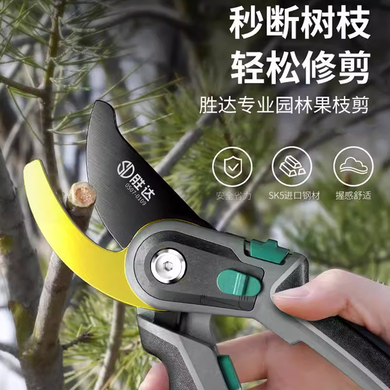 园艺修剪果树枝专用剪刀修枝剪花艺子树木粗枝条园林鲜花卉支月季