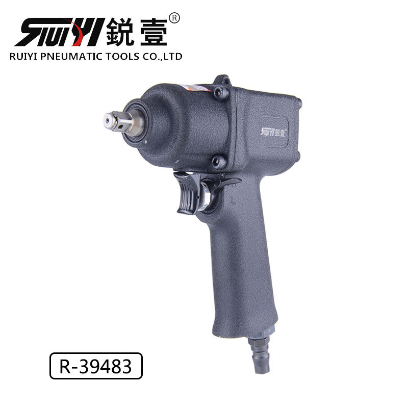 锐壹39483双环式强力枪式气动扭力板手小风炮3/8工业级风扳手扳机