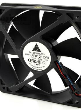 台达/DELTA AFB1212VH 12025 12V 0.60A 3线 测速显卡专用风扇