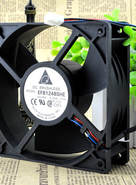 台达DELTA EFB1248SHE-F00 48V 0.30A 12038 12厘米 测速散热风扇