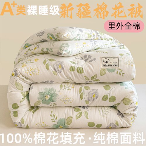 A类新疆棉花被全棉面料100%棉花