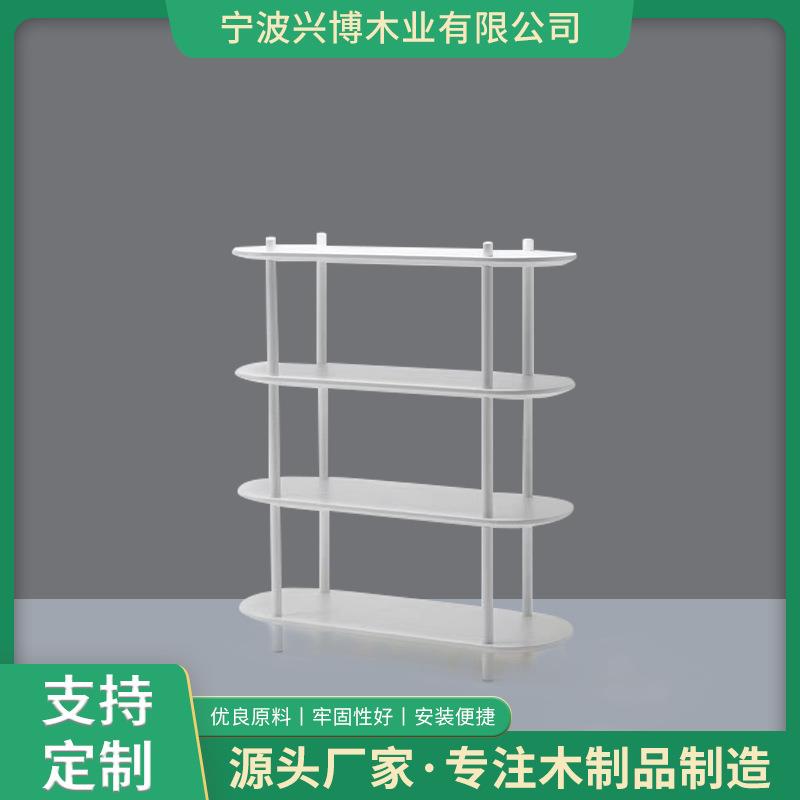 实木落地置物架简易家用客厅收纳架子多层学生卧室书柜收纳陈列架