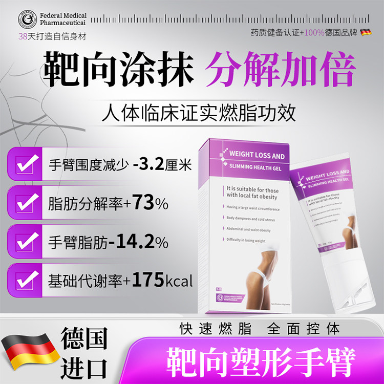 【爆燃拜拜肉】医用进口_靶向拜拜肉塑型蝴蝶袖纤麒麟臂凝胶
