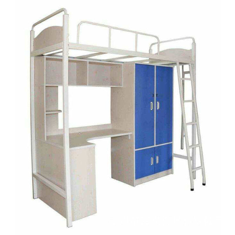 钢制连体学生公寓床 型材床工厂宿舍床带书桌组合床学生高低床,商业/办公家具,学校双层床/宿舍床,淘宝优惠券,粉丝福利购,淘宝优惠卷