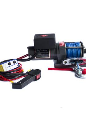 2500lbs 电动绞盘 12v尼龙绳 ATV UTV摩托车