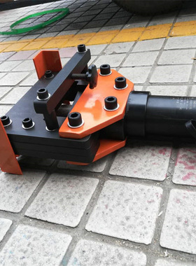 CWC-200铜排铝排手动电动切断机器 接地扁铁切断机 母线加工机