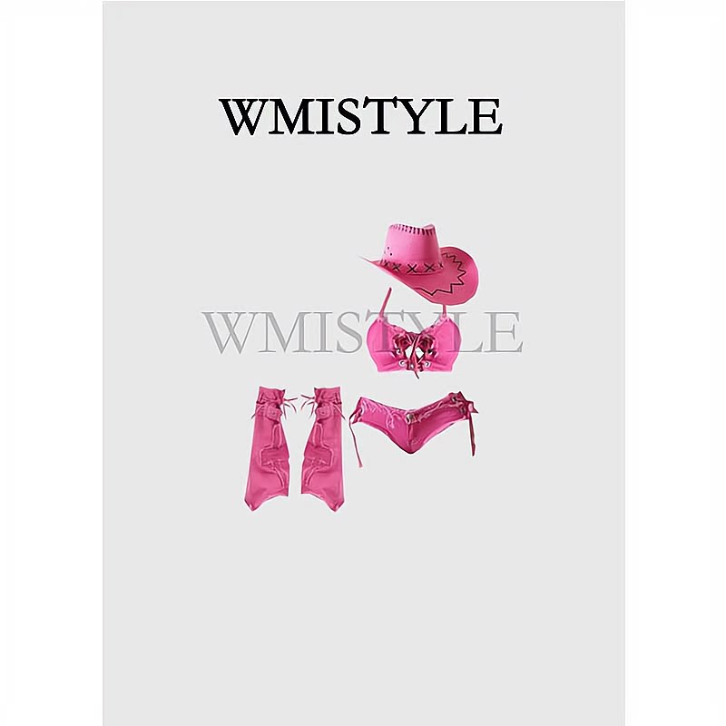 欧洲WMISTYLE设计 辣妹gogo狂野牛仔制服套装演出服
