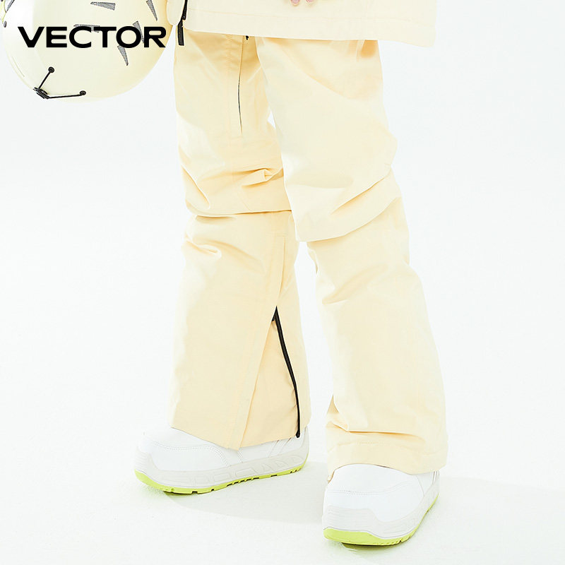 VECTOR玩可拓滑雪裤女男保暖单双板冲锋防水加棉显瘦防风裤子雪服