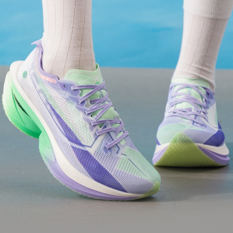 特步2025春夏新款女网面透气训练体测跑鞋跑鞋运动鞋轻质减震回弹