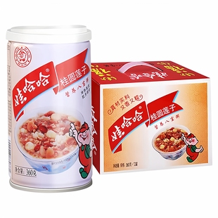 娃哈哈桂圆莲子八宝粥360g*24罐/两箱木糖醇八宝粥早餐方便速食粥