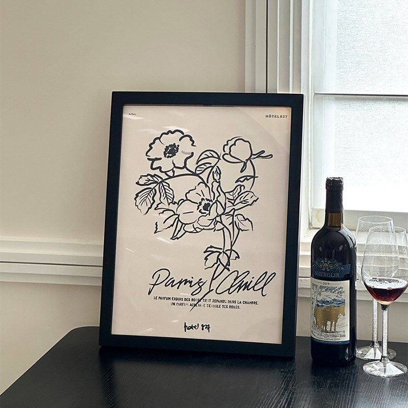 简约现代客厅装饰画植物花卉餐厅A挂画桌面摆件电视机背景墙装饰