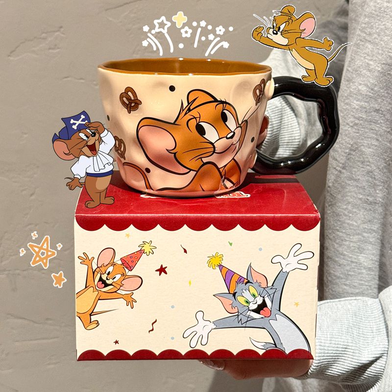 马克杯大容量情侣杯子水杯可爱