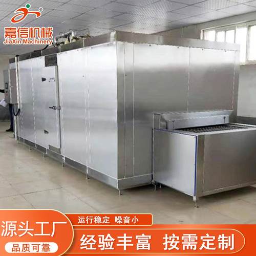 食品草莓液氮隧道式速冻机牛排肉丸海鲜三文鱼虾隧道式液氮速冻机
