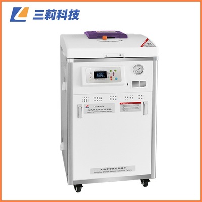 上海申安全自控型灭菌锅LDZM-40-60-80L-I立式高压蒸汽内排灭菌器