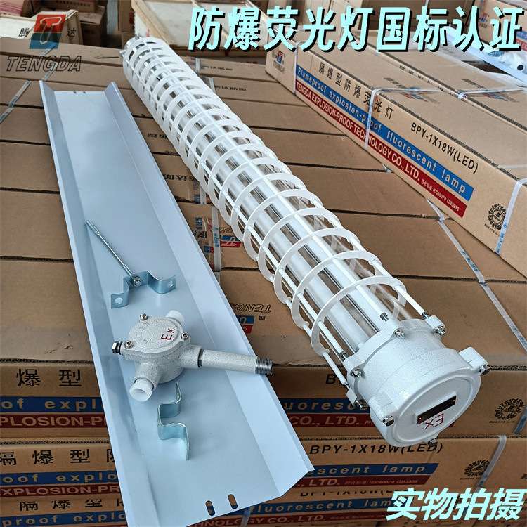 2*18w防爆灯led长条支架灯 隔爆型防爆荧光灯 双管2*30W T8日光