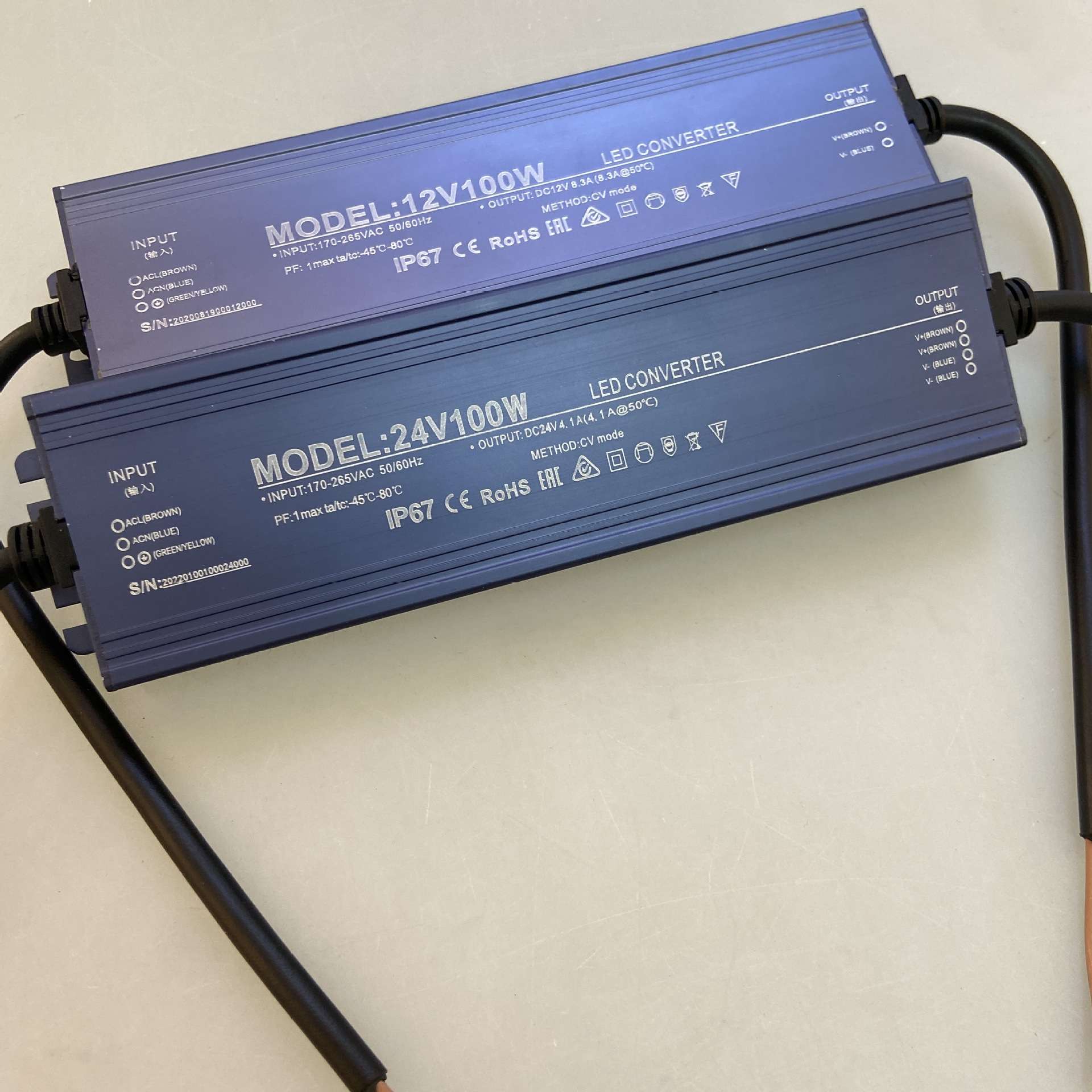 IP67防水电源12V开关电源30W2.5A户外变压器输入电压AC170-265V