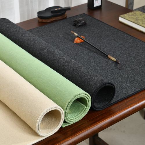 书法毛毡垫加厚羊毛毡书法专用