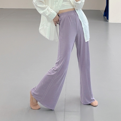 薄款不起球古典舞服练功裤u现代舞蹈服直筒显瘦显腿长铜氨丝万年
