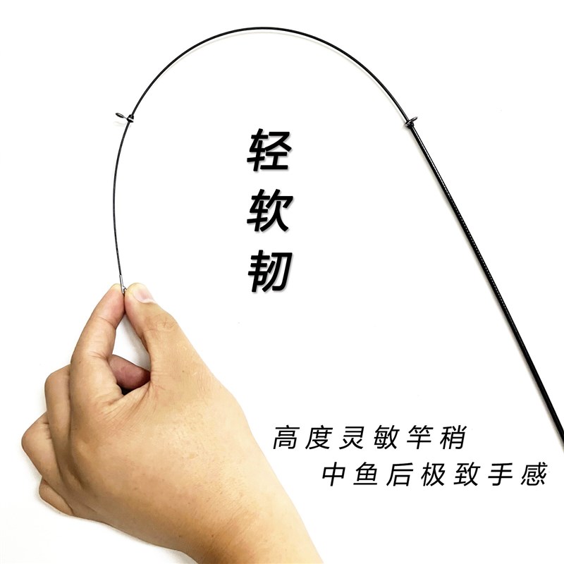 迷你款超轻超短收缩马口竿ul钓B路亚竿灵敏竿稍远抛远投微物背包