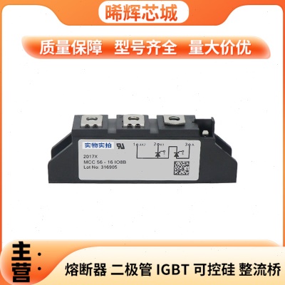MCC56-16I08B   MCC94-22io1B德国双向可控硅 晶闸管 量大从优