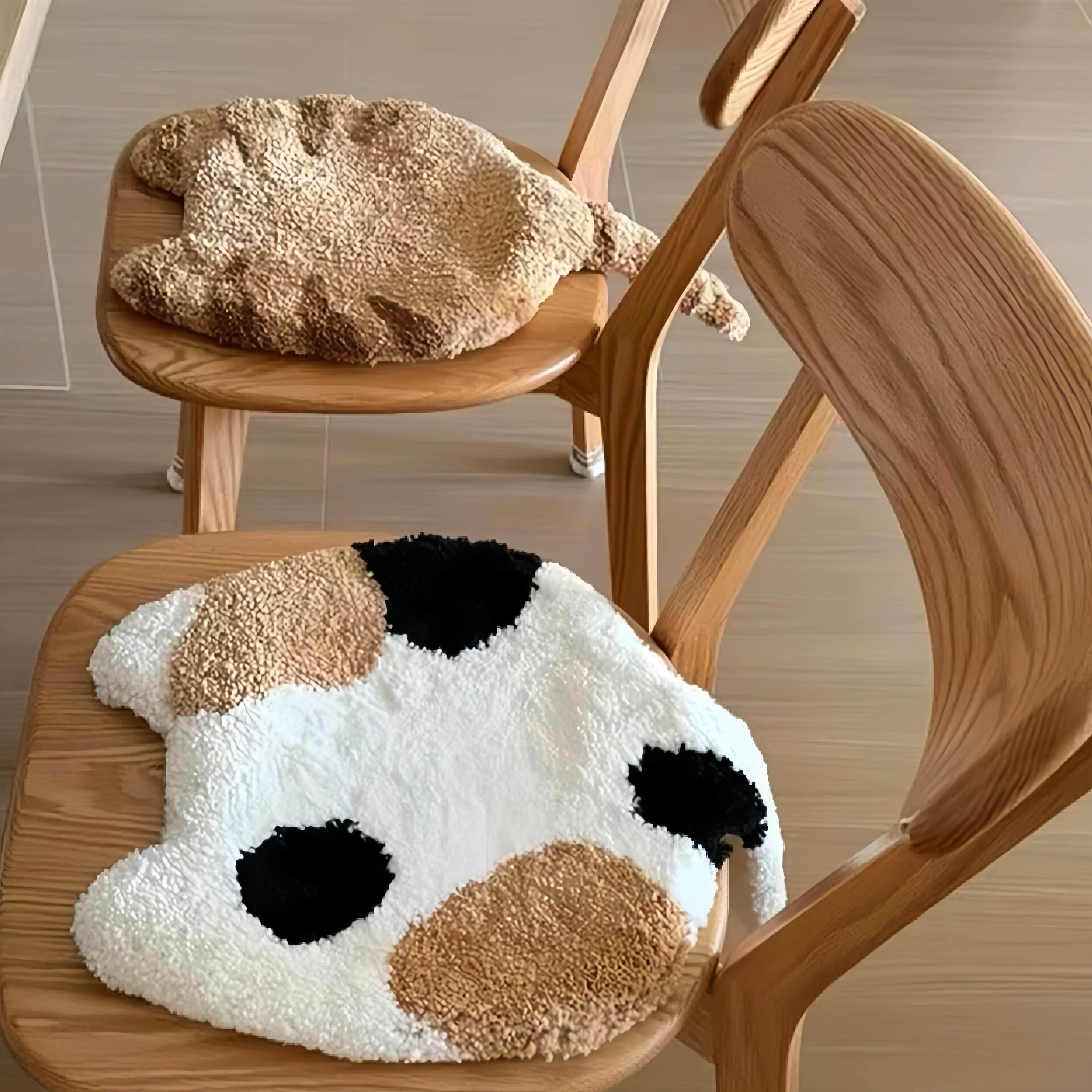 三花猫尾巴椅子坐垫创意毛绒猫咪秋冬餐桌椅子屁股垫久坐防滑椅垫,居家布艺,椅垫,淘宝优惠券,粉丝福利购,淘宝优惠卷